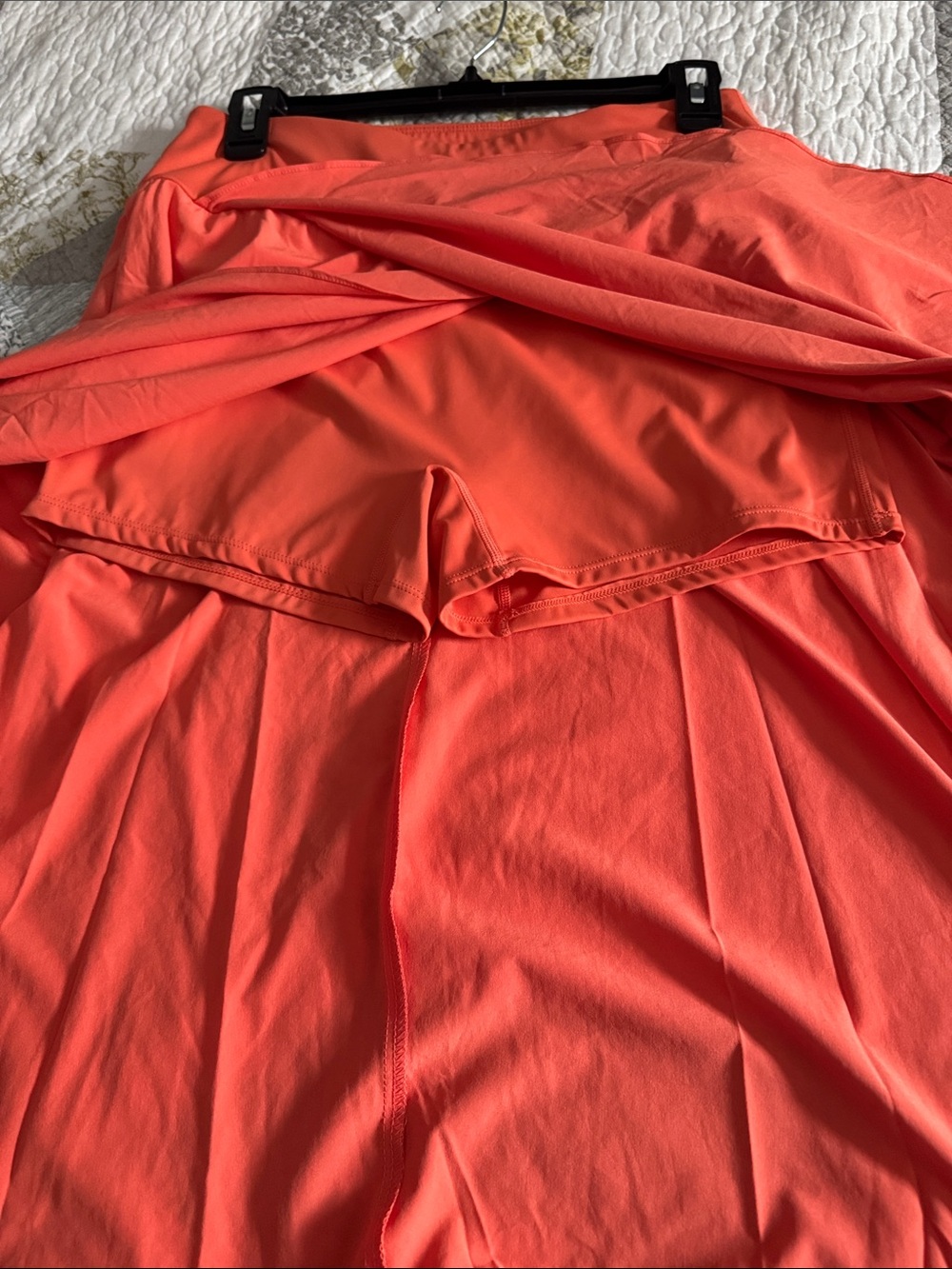 HALARA NWOT medium Women's Coral Asymmetric Maxi Skirt - Picture 2 of 3